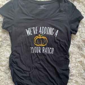 Fall pumpkin patch maternity shirt